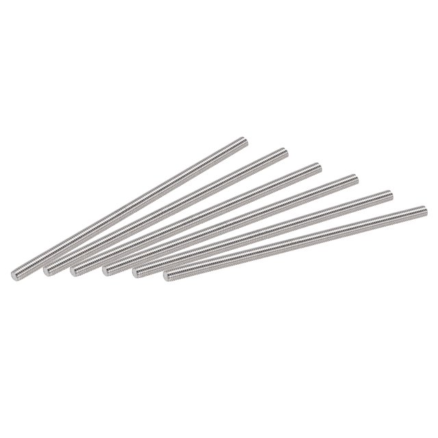 Unique Bargains M5 x 120mm Fully Threaded Rod 307 Stainless Steel Right Hand Threads 6 Pack