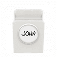 thumbnail image 1 of Special Handwriting English Name JOHN Desk Pencil Holder Cup Pen Organizer, 1 of 4