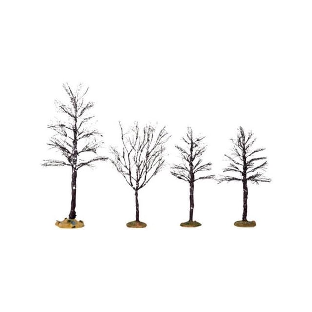 Lemax 64114 Village Trees Village Accessory Porcelain - pack of 6