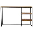 thumbnail image 4 of Spitiko Homes Writing Desk Natural Oak Wood & Metal / 48x24x30, 4 of 5