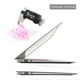 thumbnail image 4 of Funda de teclado de silicona cómoda y antideslizante para iPads de 3 pulgadas: práctica y práctica Rosado, 4 of 9