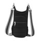thumbnail image 2 of Portabotellas con correa, bolso de hombro con bolsillo para teléfono móvil, moderno Negro, 2 of 9