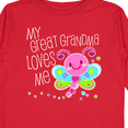 thumbnail image 4 of Inktastic My Great Grandma Loves Me- cute dragonfly Boys or Girls Long Sleeve Toddler T-Shirt, 4 of 5