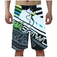 thumbnail image 1 of YUEVE Men's Swim Trunks 9" Inseam Quick Dry Bathing Suit Drawstring Elastic Waist Board Shorts Mesh Lining Beach Swimming Shorts Light Green L, 1 of 5