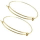 thumbnail image 3 of 20 pulseras elásticas de alambre ajustables para mujer (doradas), 3 of 5