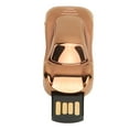 thumbnail image 4 of Memoria USB Mini con forma de coche deportivo, interfaz USB 2.0, plug and play, de metal, para coche, de bronce, 32 GB, 4 of 5