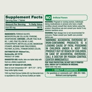 (3 pack) Spring Valley General Health & Wellness Iron Tablets Dietary Supplement Value Size, 65 mg, 200 Count