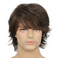 thumbnail image 3 of Pelo Corto Sintético Para Hombre,Peluca Corta Para Hombre Con Peluca Corta Para Hombre Peluca Corta Para Hombre Marrón Respuesta Rápida, 3 of 8