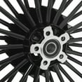 thumbnail image 4 of 19x2.5 16x3.5 Fat Spoke Wheels for Harley Dyna Street Bob FXDB Low Rider FXDL Super Glide Custom 2008-2017 Softail Fatboy Heritage Deluxe 2000-2020 Deuce 2000-2008 2001 2002 2003 2004 2005 2006 2007, 4 of 4