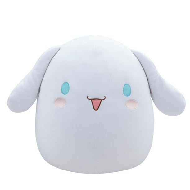 Rollo de canela Sanrio original de peluche Squishmallows, 35 cm