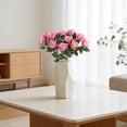 thumbnail image 6 of Fule Artificial Velvet Rose Flower, Ngxiha Velvet Single Roses Fake Rose Rose Decor Flower Centerpiece Arrangement in Vase Rose Decor Flower for Wedding Outdoor & Home Decoration, 6 of 8