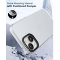 thumbnail image 5 of Case Compatible with iPhone 15 Plus (6.7-inch) Matte Translucent Phone Case for Men, Women, Girls, Thin Back Cover, Frost Clear, 5 of 14
