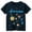 A, variant on Xudanell Boys Summer Shirts Planet Print Kids Shirt Round Neck Tee for Outdoor Adventures Sports