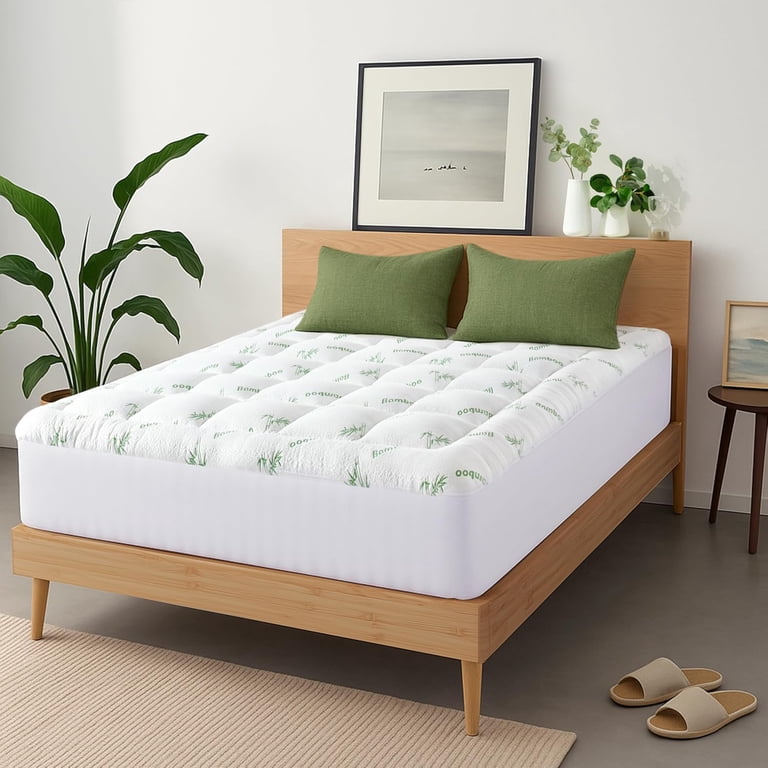 Niagara Sleep Solution Bamboo King Size Cooling Mattress Topper