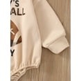 thumbnail image 6 of Inevnen Funny Baby Football Sweatshirt Romper On Sundays We Watch Football with Daddy Onesie Bodysuit, 6 of 8