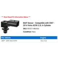 thumbnail image 2 of MAP Sensor - Compatible with 2007 - 2014 Volvo XC90 3.2L 6-Cylinder 2008 2009 2010 2011 2012 2013, 2 of 2