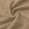 thumbnail image 6 of Itsame Summer Plain Short Shirt Sleeved Womens Casual T-Shirt Top Button Round Neck T Shirt Khaki Size L, 6 of 7