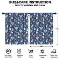 thumbnail image 2 of Blackout Kids Curtains,Dark Blue Princess Fairy Forest Pattern Childrens Insulated Curtains Set Of 2,Bedroom Essentials,Toddler Room Decor 42"x54", 2 of 5