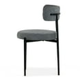 thumbnail image 3 of Set of 2 Balin Gray Plastic Dining Chairs, 3 of 8