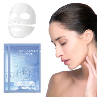 4 pack) Rael Beauty Hydration Facial Sheet Mask for Dry Skin