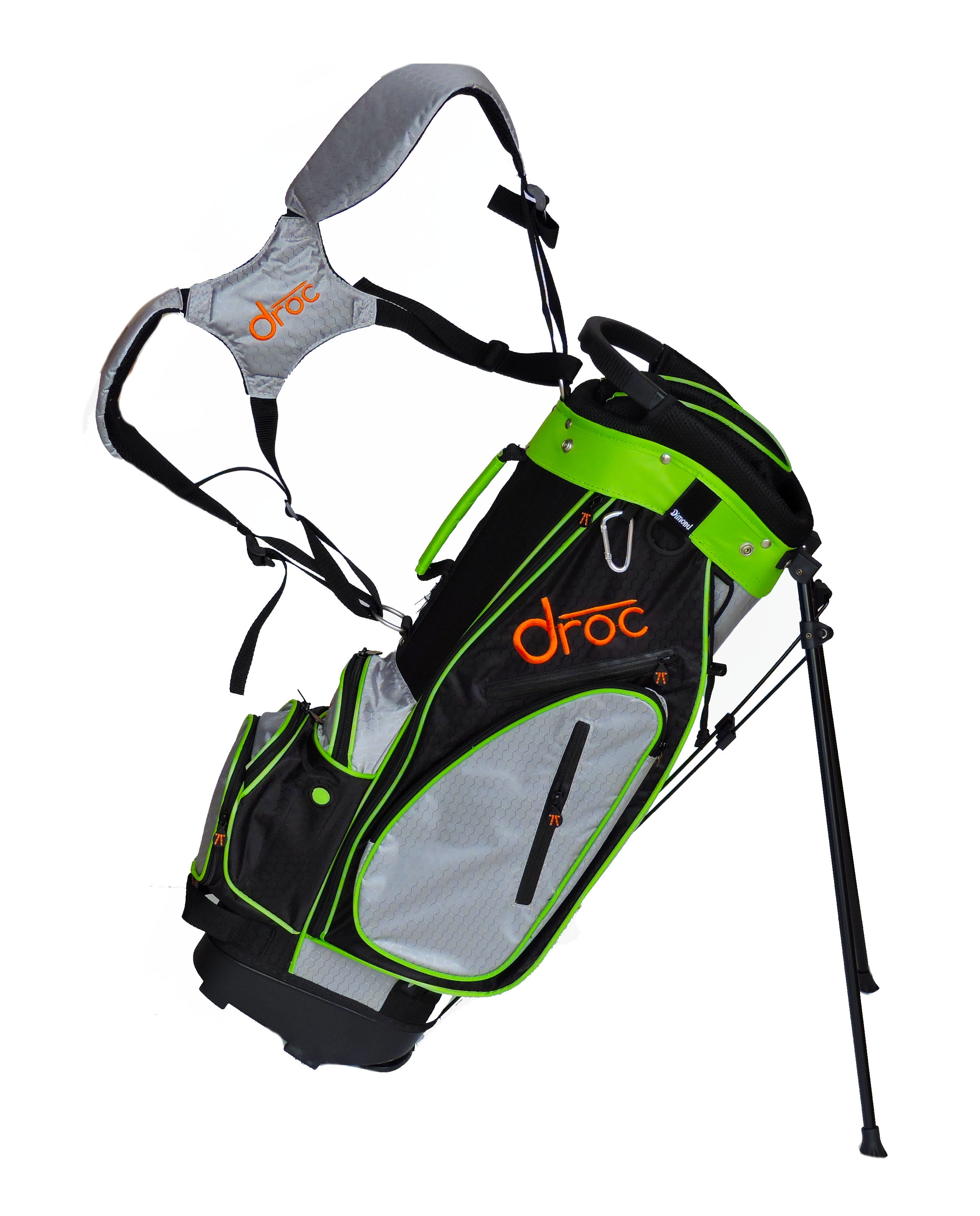 DROC - Dimond Golf Bag Ages 10 - 13 (30" Tall) (Orange)