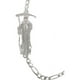 thumbnail image 2 of JOYARIS Pulsera Santa Muerte Esclava Zirconias Plata Solida Ley S925 Talla Largo/Ancho: 18.5 cm x 4 mm PT-0000975, 2 of 2