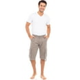 thumbnail image 5 of Notus Men's 100% Cotton Twill Cargo Shorts - Six Pockets, Comfortable & Durable Summer Wear Gray 38, 5 of 7