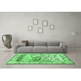 thumbnail image 3 of Ahgly Company Indoor Round Animal Emerald Green Traditional Area Rugs, 8' Round, 3 of 4