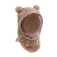 thumbnail image 5 of segolike Face Hat Windproof Animal Ears Hat Balaclava Removable Hooded Hat Face Cover for Camping Children Skiing Bear Ears Khaki, 5 of 8