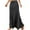 Gray, variant on LYMAYTER Breathable Knit Maxi Skirts for Women's Casual Solid Color Elastic Swing Midi Skirt