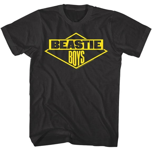 Beastie Boys - Diamond Logo - American Classics Officially Licensed - Black Adult Short Sleeve T-Shirt