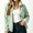 Green plus size fleece jacket a1, variant on Women Plus Size Fall Winter Long Sleeve Zipper Fleece Pullover Tops Casual Basic Blazers Jackets Warm Cozy Outwear Travel Clothes, White 2XL