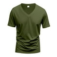 thumbnail image 5 of Men's T-Shirts V-Neck Short Sleeve T Shirt Casual Summer Workout Athletic Breathable Tee, 5 of 8