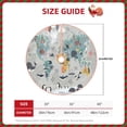 thumbnail image 2 of Sikiie The World Map with Cartoon Animals Nativity Christmas Tree Skirt, Jesus Christian Winter Holiday Tree Mat Decoration(30-48IN)48", 2 of 6