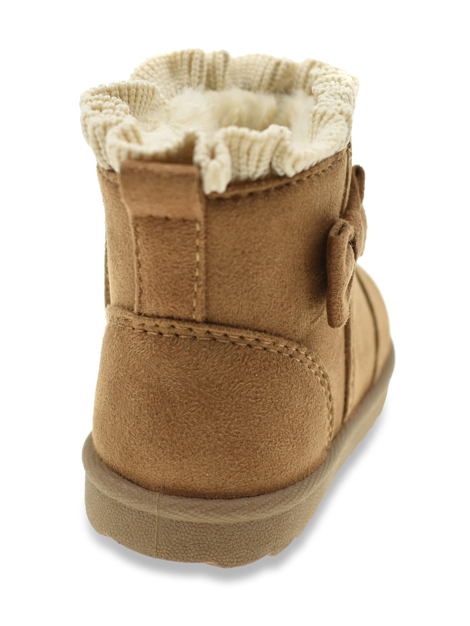 Wonder Nation Baby and Toddler Girls Faux Fur Boots