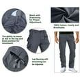 thumbnail image 6 of TRGPSG Men's Cargo Pants with 8 Pockets Cotton Cargo Work Pants(No Belt),Gray 29x30, 6 of 9