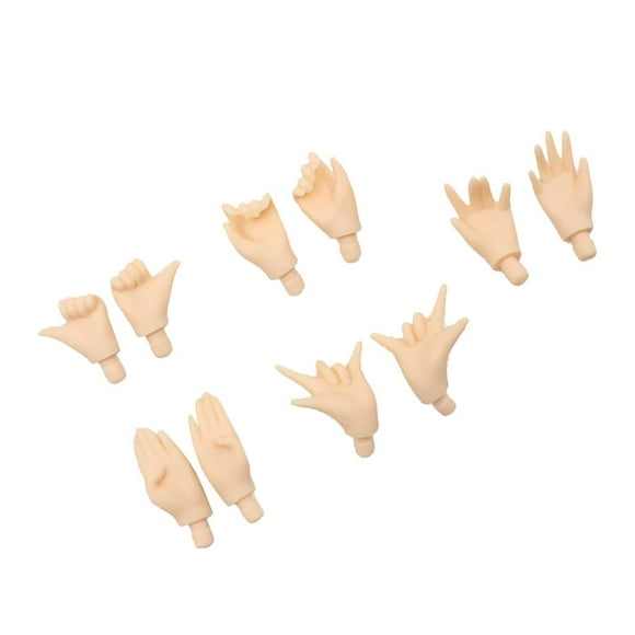 Esquirla Doll Parts DIY Making - 5 Pairs Movable Hands - Custom for 12" Takara Blythe