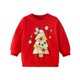thumbnail image 3 of Sudadera con capucha para niños y niñas de 2 a 7 años con diseño de árbol de Navidad, ropa de otoño e invierno para niños, camiseta de manga larga para bebés, 3 of 5