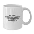 thumbnail image 2 of Funny Neurosurgeon Gifts from Friends, Birthday Unique Gifts for Retired Neurosurgeon, Figure It Out Yourself, White Coffee Mug, 11oz or 15oz, 2 of 3