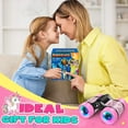thumbnail image 5 of Kid Binoculars for Kids Ages 3-8 , 4X Magnification Shockproof Outdoor Toys for Adventures, Unicorn Toys Birthday Gifts for 3 4 5 6 7 8 Year Old Girls, 5 of 6