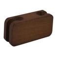 thumbnail image 1 of harper Cord Holder Cable Clip Decorative Easy Installation Portable Double Slot Storage Dark Brown, 1 of 10