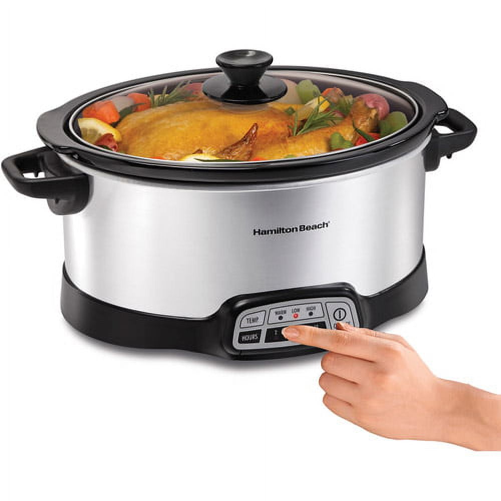 Hamilton Beach Stoneware Programmable Stay or Go Slow Cooker, 1 ct -  Mariano's