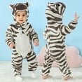thumbnail image 4 of Toddler Baby Hooded Romper Toddler Animal Outfit Baby Bodysuit Long Sleeve Baby Halloween Outfits Baby Clothes 2T, 4 of 5