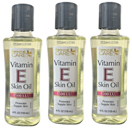 Personal Care Vitamin E Beauty Oil Promotes Supple Skin 4 oz. Pack of 3