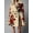 #1_Light Yellow, variant on Women's Leopard Print Contrast Trench Coat with Red Rose Embroidery Double Breasted Lapel Belted Bodycon Party Nightclub Outerwear Fashion Streetwear Long Sleeve Jacket