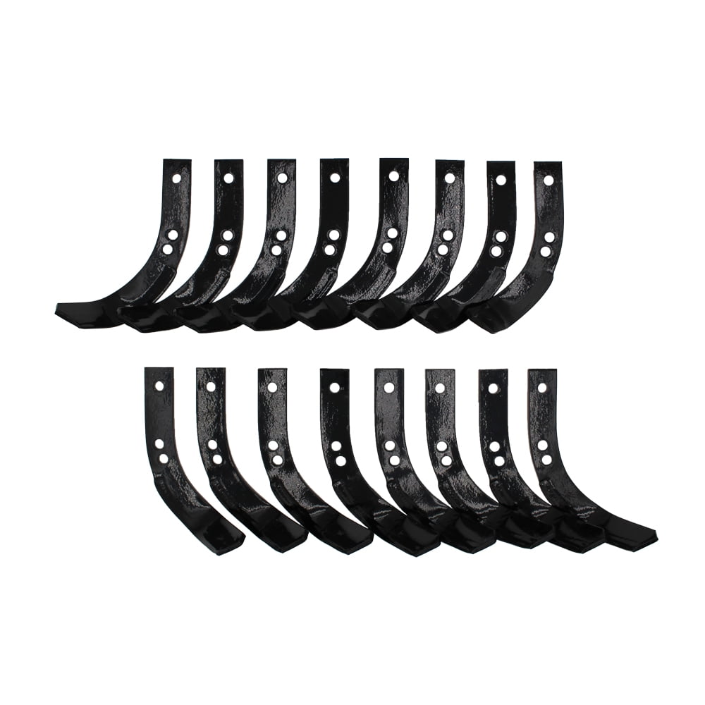 RAParts 16 Tine Set Fits MTD Fits Sears Fits Craftsman Tiller Tines With Hardware 108802 129359