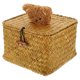 thumbnail image 1 of unbranded Cesta Trenzada Marrón Con Para Organizar Y Decorar Espacios En El Hogar, 1 of 5