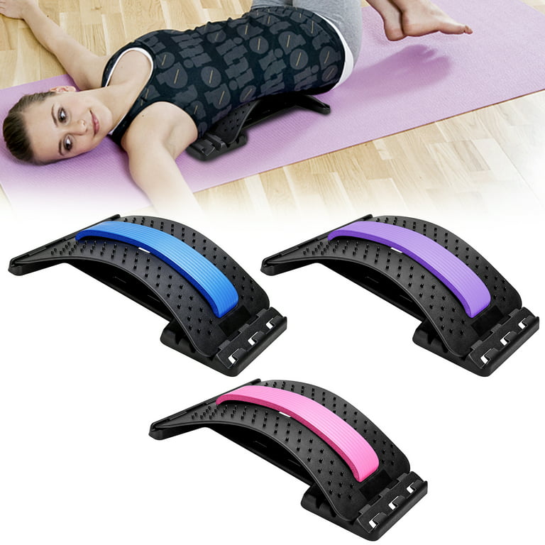 Heated Back Stretcher for Lower Back Pain Relief, Back Cracker with Lumbar  Support, Lumbar Traction Device with Heating Pad, Spine Stretcher and Back  Cracking Device, Back Popper for Decompression