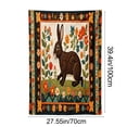 thumbnail image 3 of CaiYueKe Small Size Flannel Blanket, 39x27.6 Inch Soft Warm Nap Blanket, Print Flannel Throw for Sofa Bed Camping, Lightweight Cozy Blanket, Gift for Holiday Thanksgiving Christmas, 3 of 6