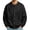 Black, variant on Chiccall Mens Sweater Crewneck Button Down Long Sleeve Knit Sweater Loose Fit Casual Tops